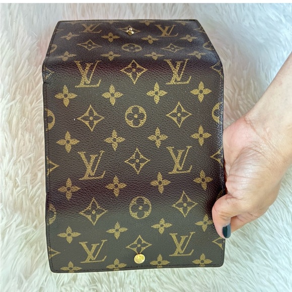 💃LOUIS VUITTON Monogram Porte Tresor Trifold Wallet Brown - Picture 12 of 13